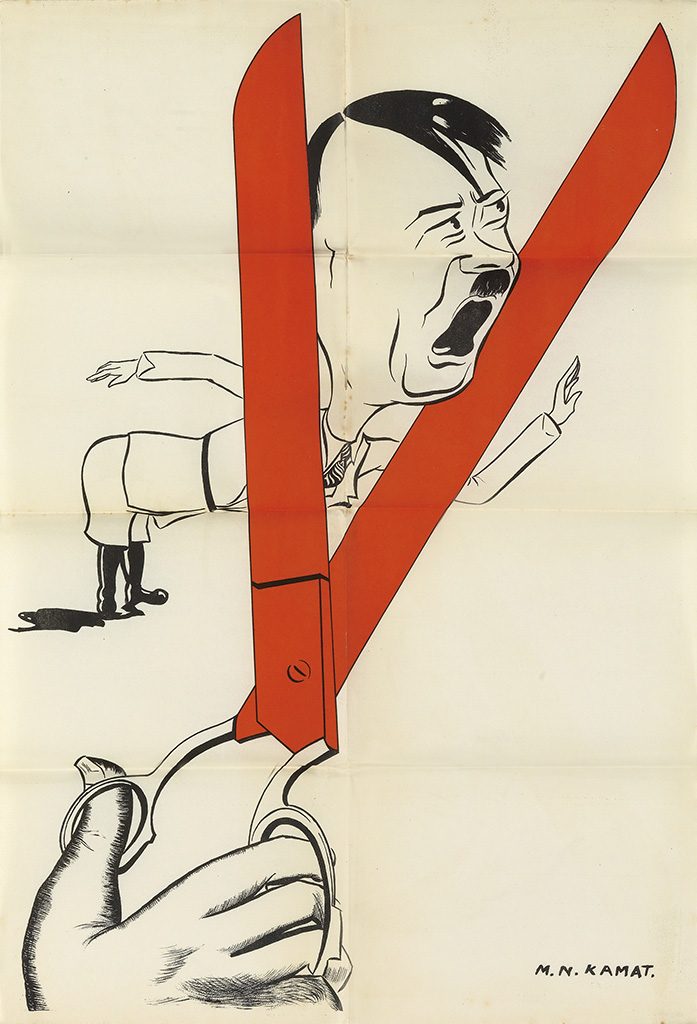 Hitler and scissors