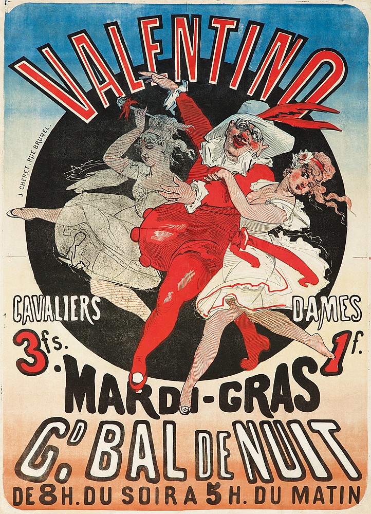 Valentino Mardi Gras, man in red