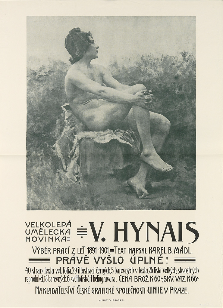 Photograph of naked man, V. Hynais