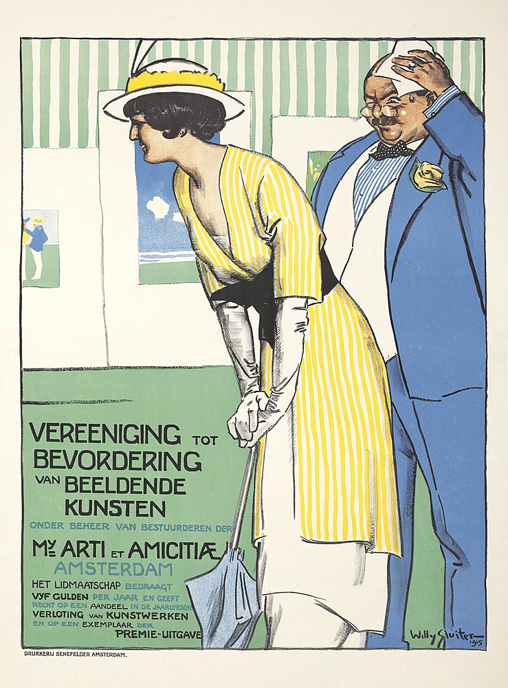 Vereeninging tot Bevordering, woman in yellow