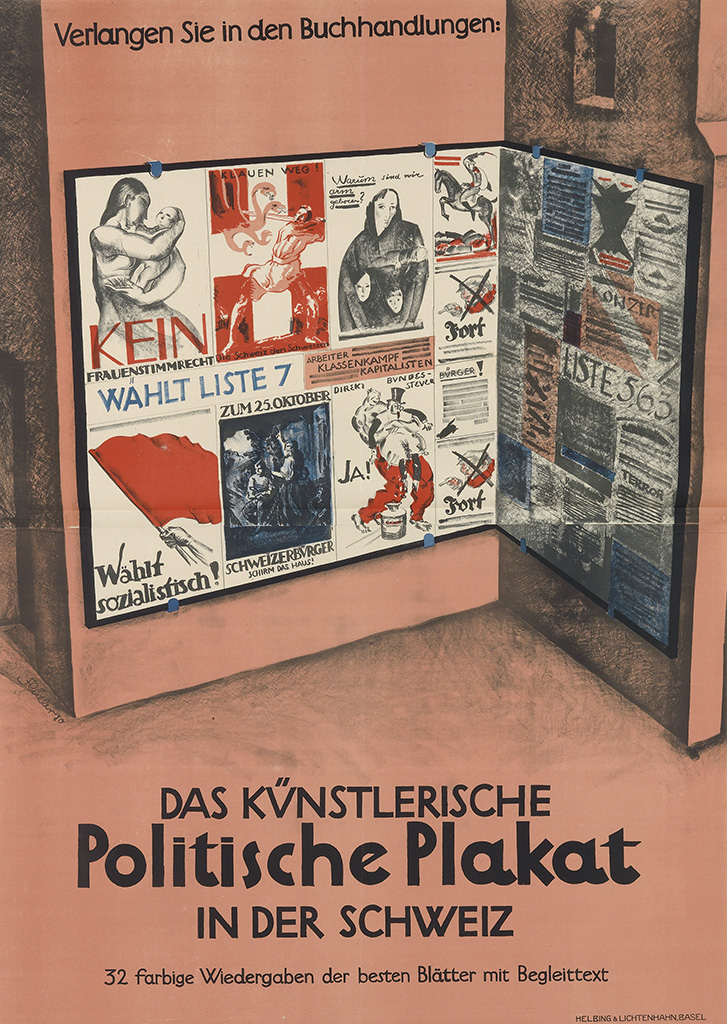 Politische Plakat in der Schweiz, advertisements