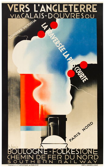 Vers L’Angleterre, routes