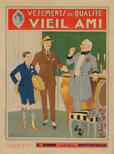 Vetements de Qualite Vieil Ami, men