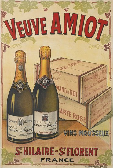 Veuve Amiot, bottles of Champagne