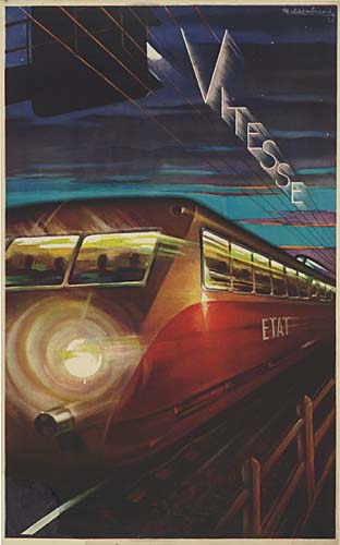 Vitesse, red train