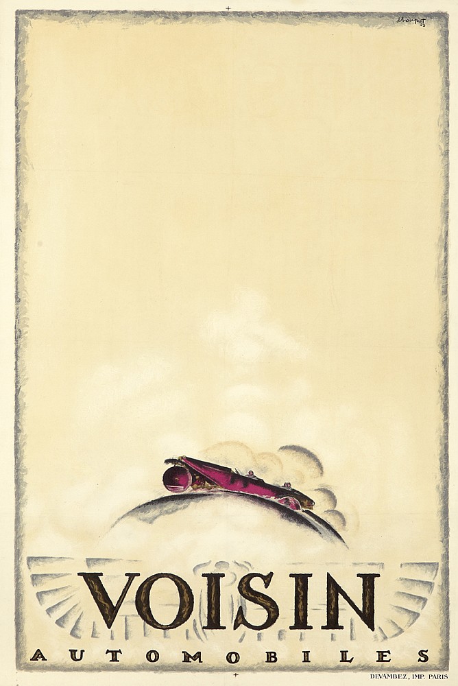 Voisin, red car