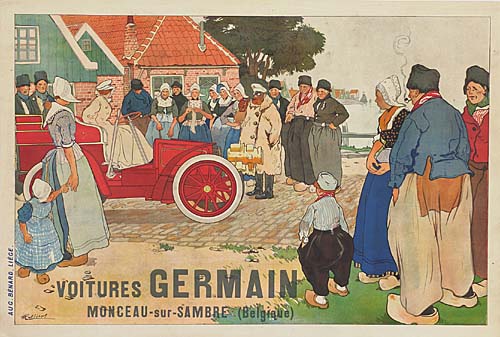 Voitures Germain, red car