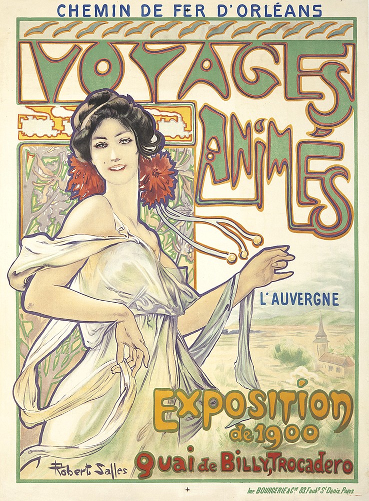 Voyages Animes, woman in white dress