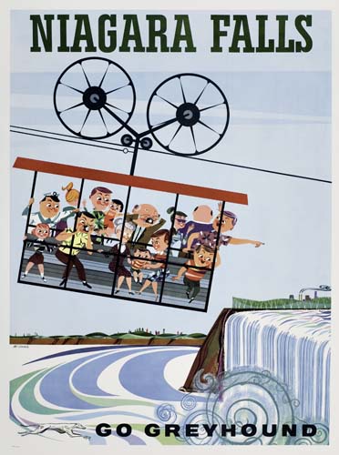 Niagara Falls, Go Greyhound, falls, cable car