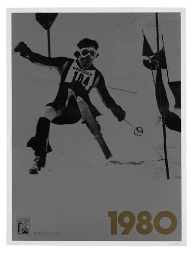 1980, man skiing
