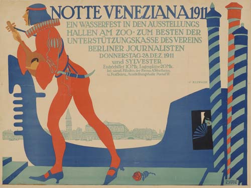 Notte Veneziana 1911, man in red