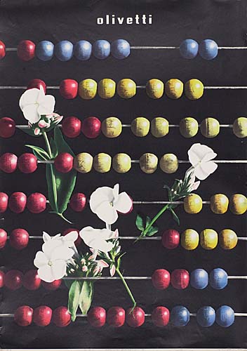 Olivetti, beads and flowers