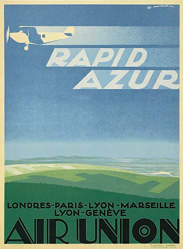 Rapid Azur Air Union, white plane