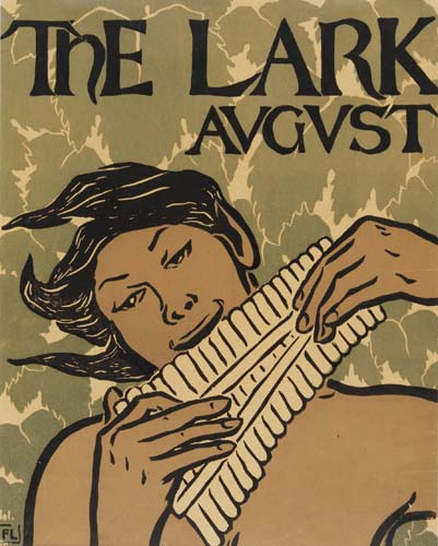 The Lark August, man plays pipes