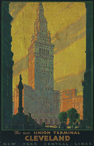 The New Union Terminal Cleveland, large tower