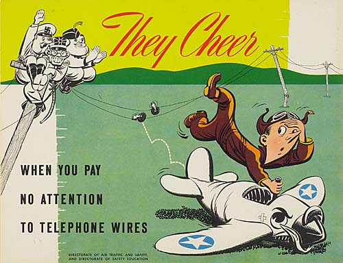 They Cheer, man in plane