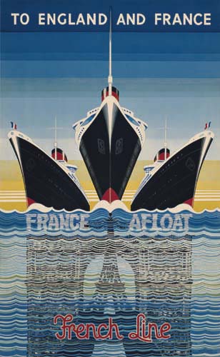 To England and France, three black ships, France Afloat, Eiffel tower