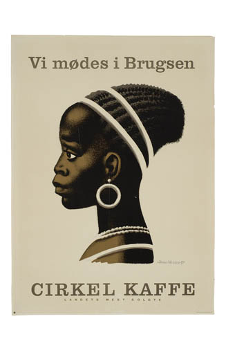 Vi Modes I Brugsen Cirkel Kaffe, African woman