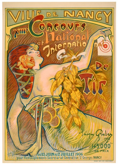 Ville de Nancy XIIIe Concours, woman in yellow